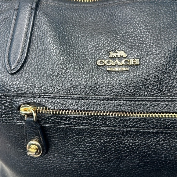 Coach Taylor Tote in Black/ Pale Gold - Picture 7 of 9